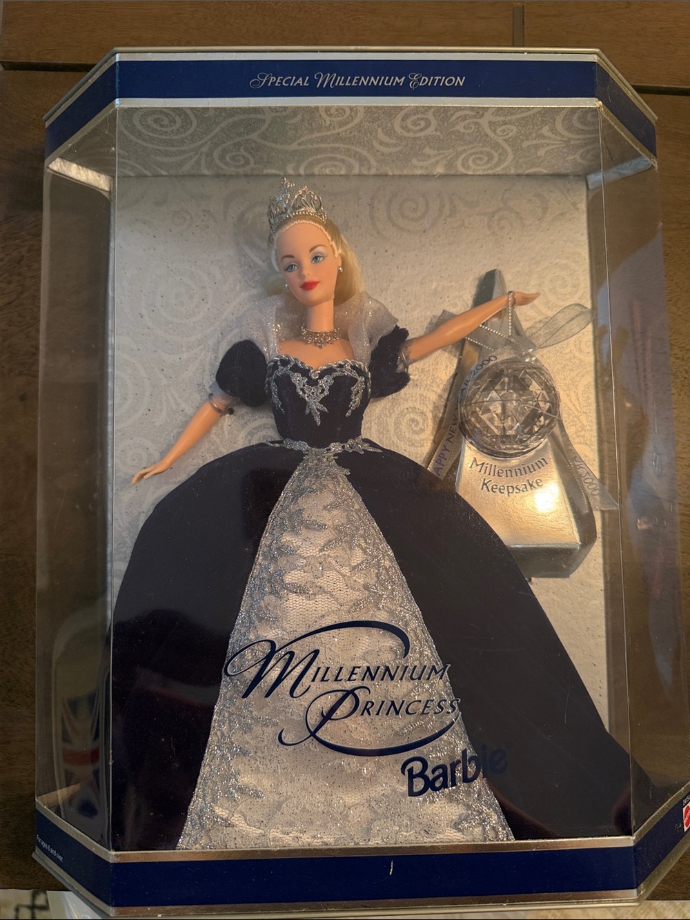 Barbie Millennium Princess in Navy & Silver Ball Gown